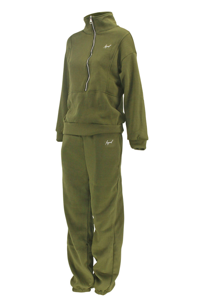 Heren joggingpak groen