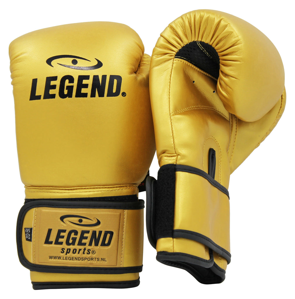 kickboks handschoenen goud