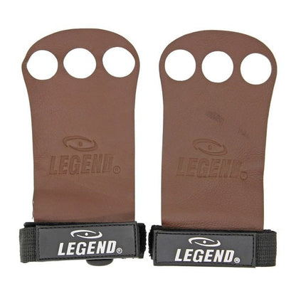 Crossfit & Fitness Handschoenen Heren/Dames Bruin Leer