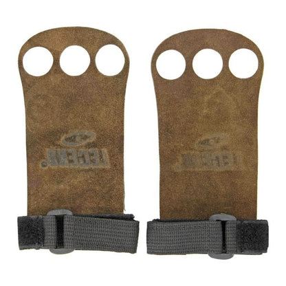 Crossfit & Fitness Handschoenen Heren/Dames Bruin Leer