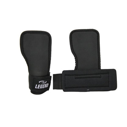 Fitness Handschoenen FlapGrip Heren/Dames Zwart Katoen