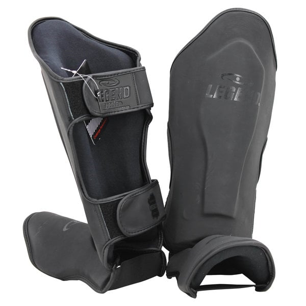 Kickboxing Shin Guards Men/Women Army Leather