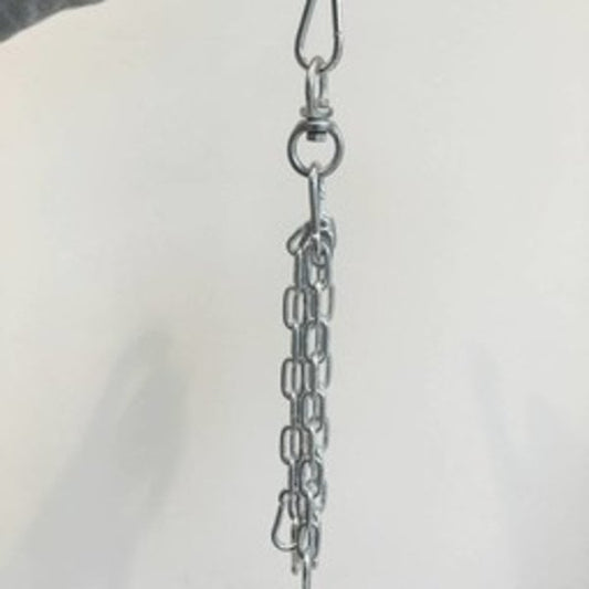 Vierpunts Bokszak Ketting met Swivel