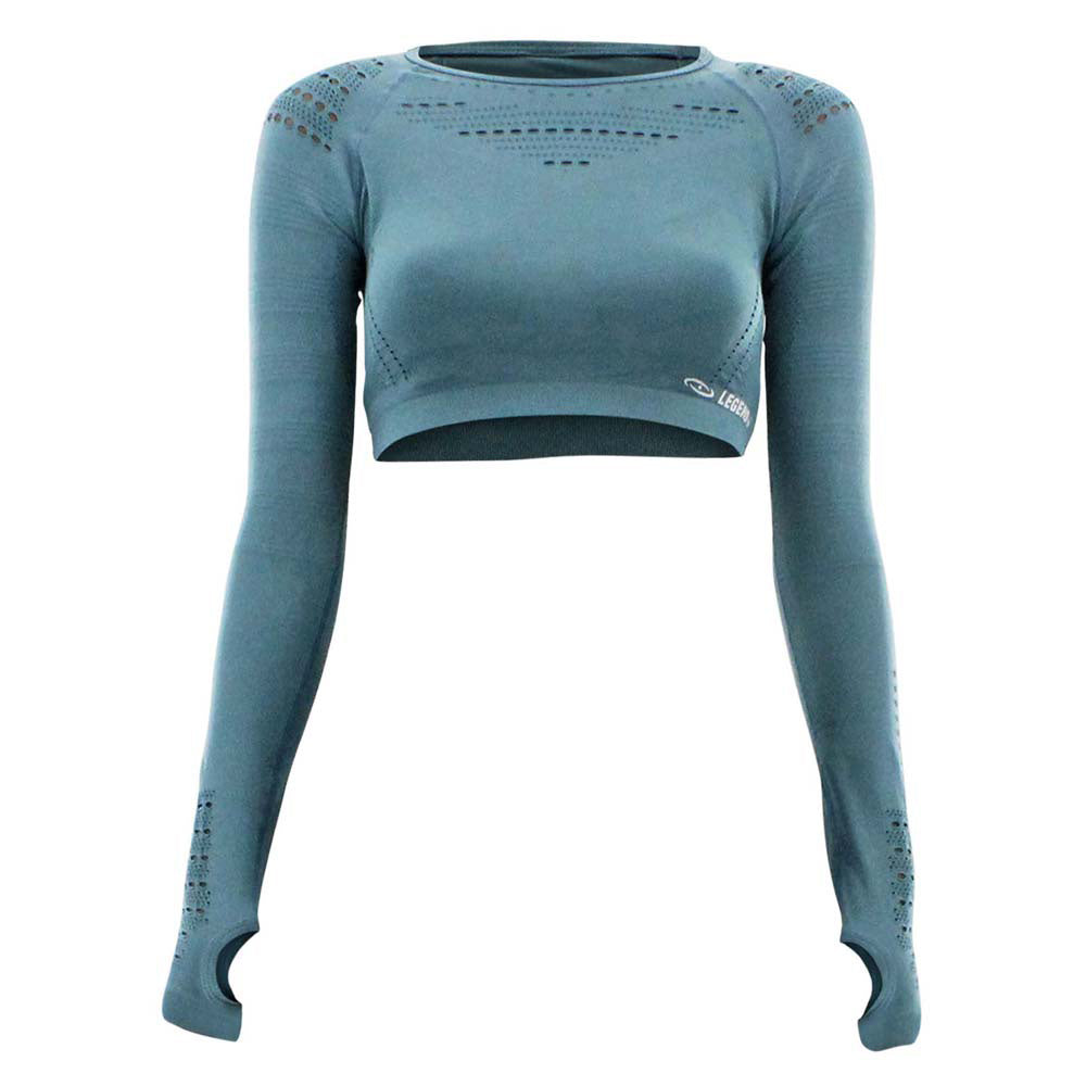 sport top dames cyaan