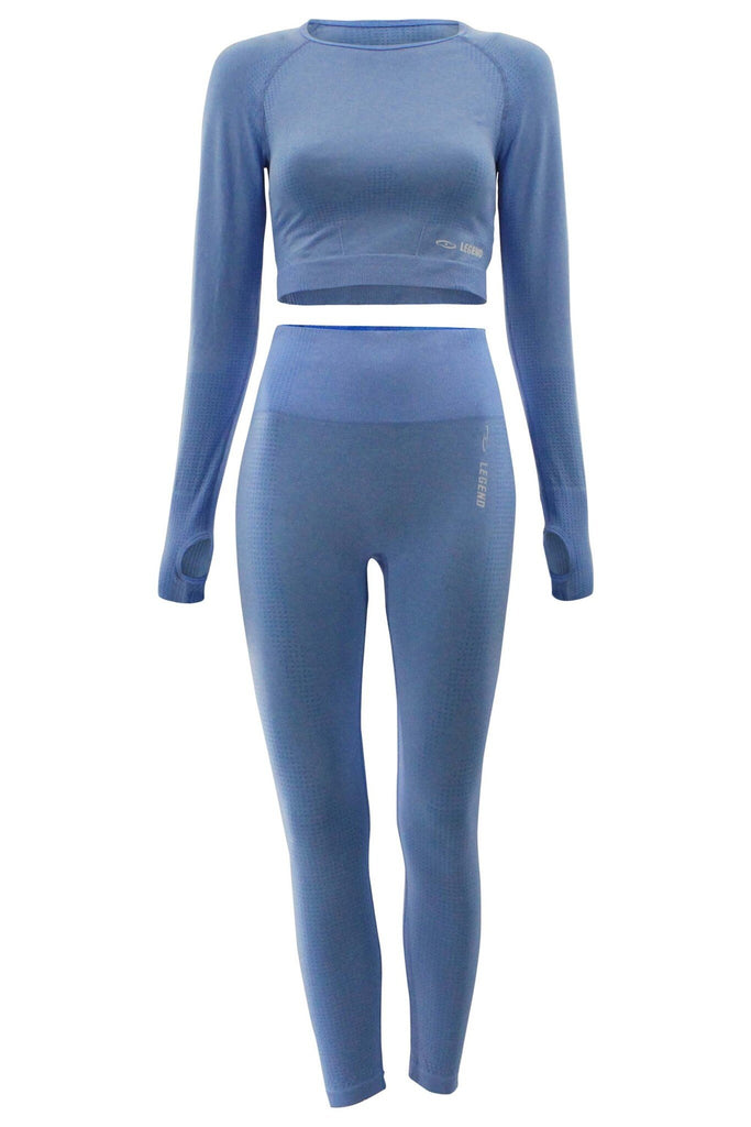 sportkleding dames set blauw