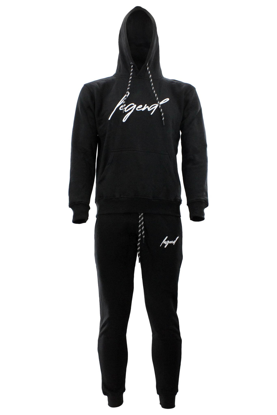 trainingspak hoodie zwart signature