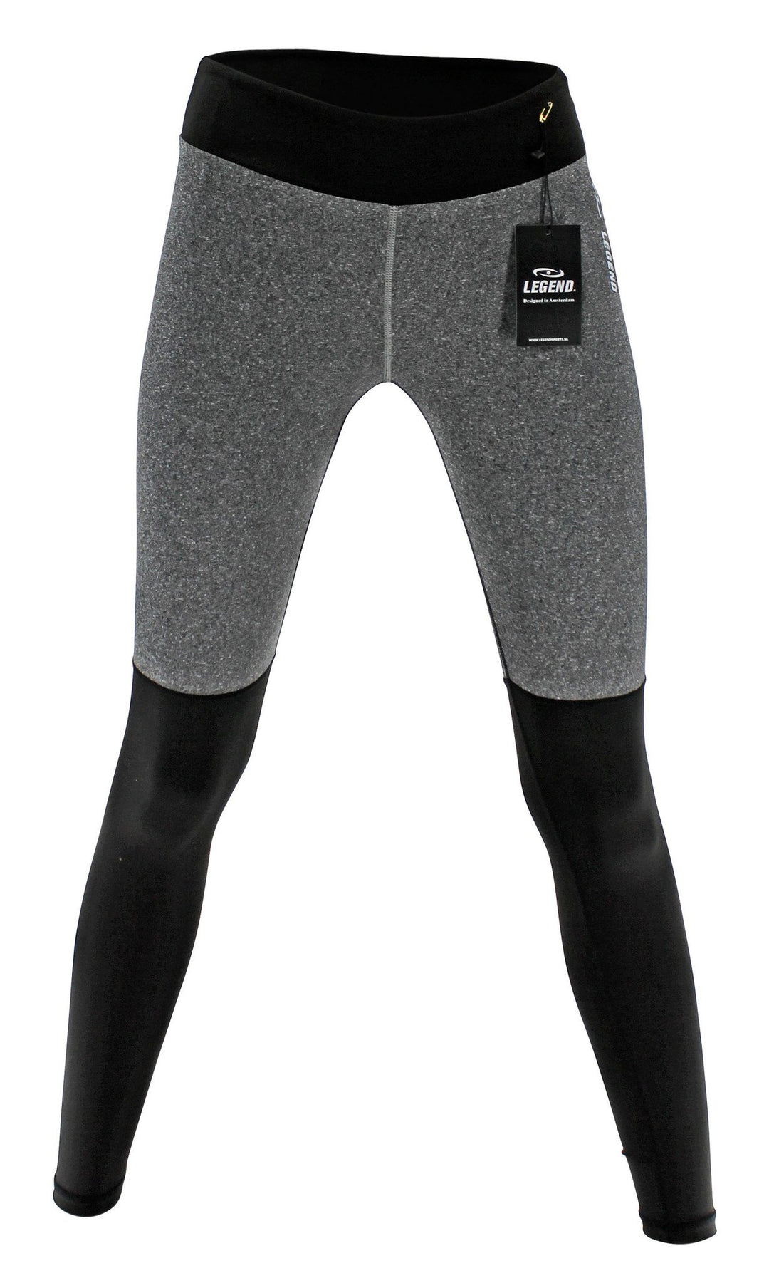 zwart grijs legging dames
