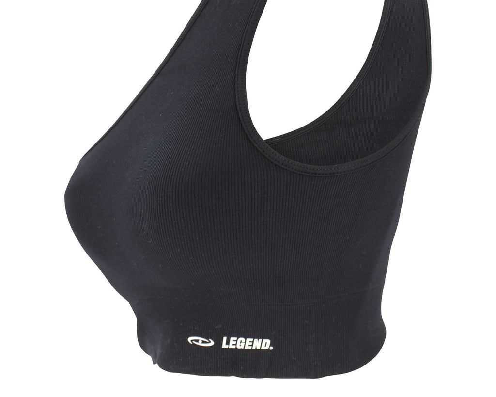 zwarte sport bh